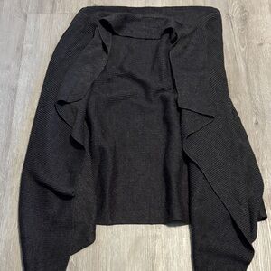 Warehouse Gray Cardigan Sweater